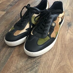 Michael Kors Scotty Camoflauge Calf Hair Sneakers Size 6.5M